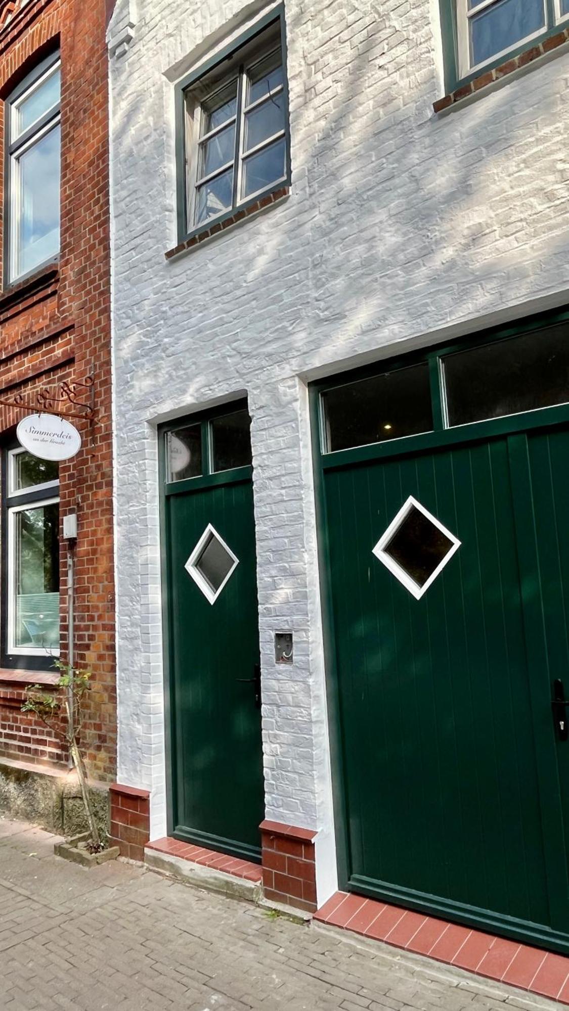 Loftwohnung 2 Simmerdeis An Der Gracht Friedrichstadt Esterno foto